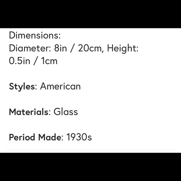 1 MacBeth Evans Depression Era 8” lunch plates 🍽 - Picture 5 of 5